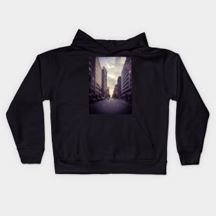 Midtown Manhattan Street New York City Kids Hoodie